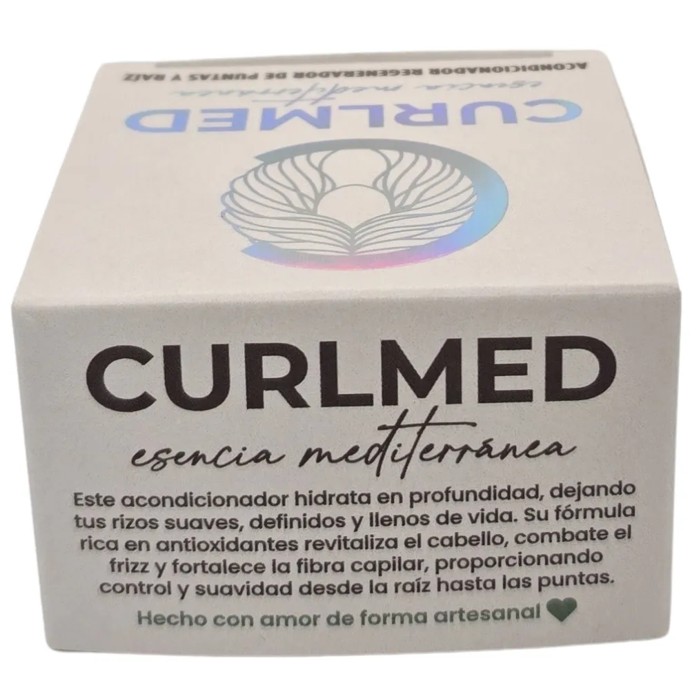 CurlMed Acondicionador Sólido Regenerador Puntas y Raíz Té Matcha 80g - 4